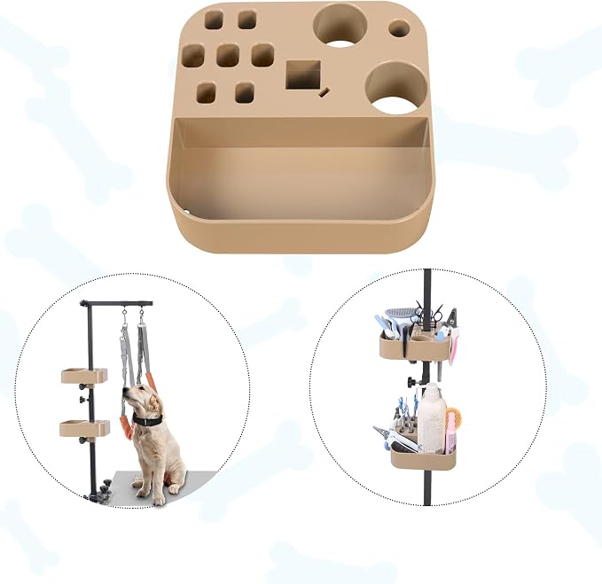 Adjustable Pet Grooming Storage Rack - Image 3