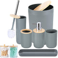 iMucci 9Pcs Grey Bathroom Accessories Set by DancingaColorfulLifeinSpiritualWorld