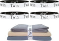 4 Pieces Bed Sheet Organizer Bands, Sheet Organizers and Storage Label Bands by Yermivie