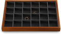 Earring Storage Tray, Wood Jewelry Organizer Tray, Premium Wood Earring Display by Yinbeini