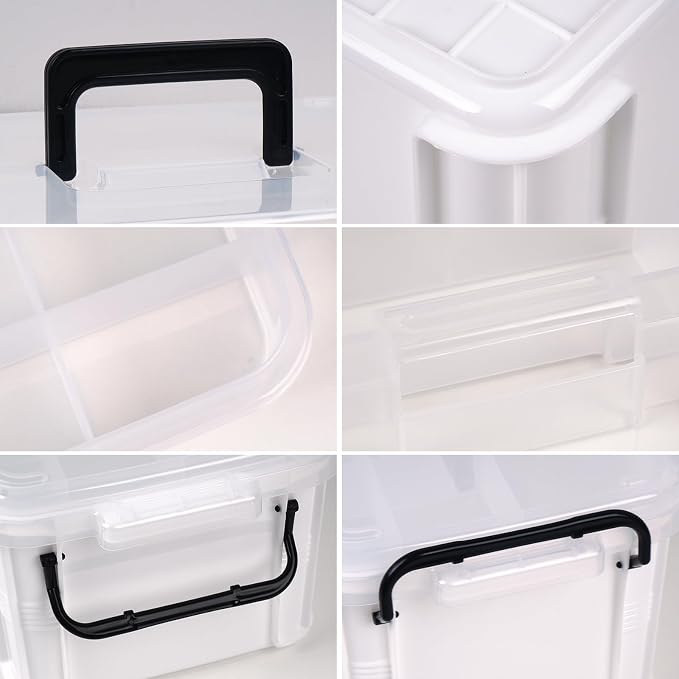 15qt White Medicine Organizer Storage Box - Image 5