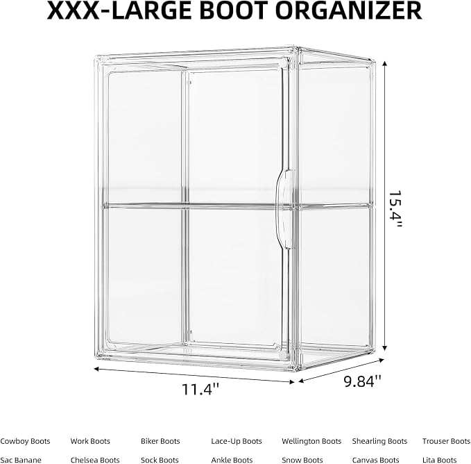 Boot Storage Organizer Tall Boots Boxes - Image 6