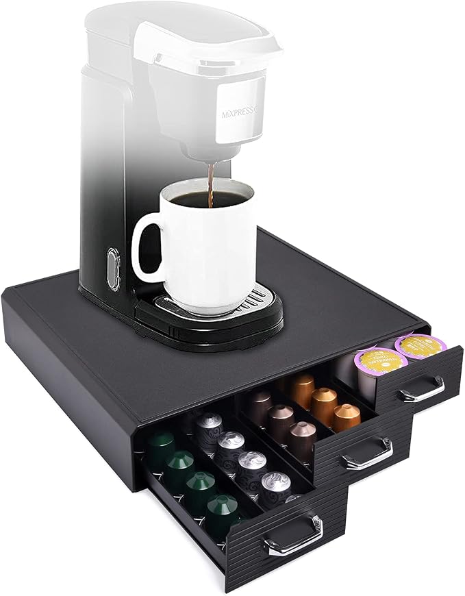 Coffee Pod Storage Drawer Coffee Capsule Organize Drawer Coffee Maker Holder by HauSun