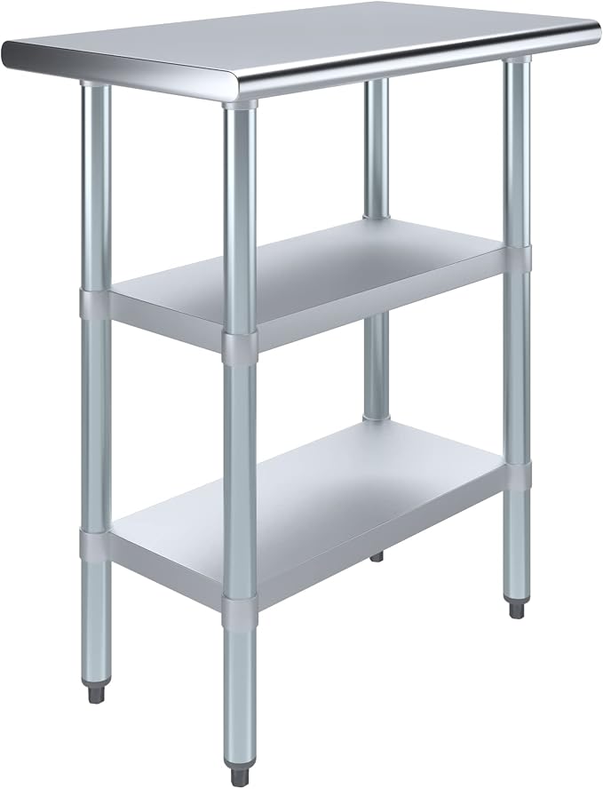 AmGood Stainless Steel Work Table by AmGood
