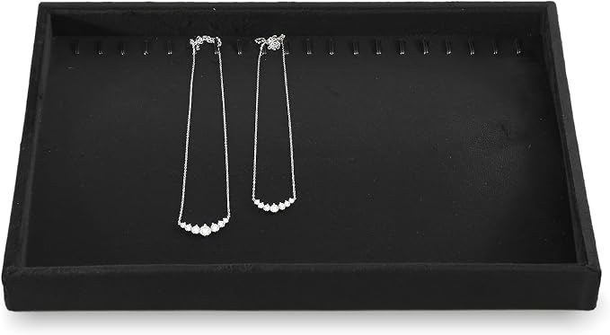 Necklace Holder Organizer, Velvet Jewelry Trays, Premium Necklace Case by Yinbeini