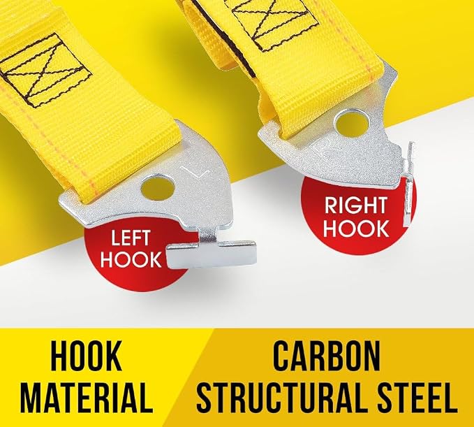 Mytee Products 4 Pack 2"x98.5" Pallet Rack Safety Straps - Image 5