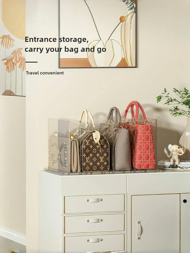 Adjustable Acrylic Purse Organizer - Image 3