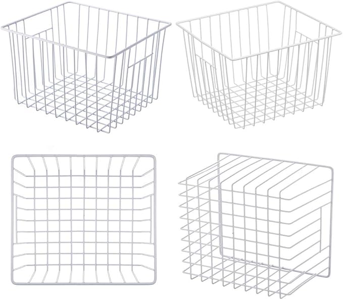 Freezer Wire Baskets, Kitchen Storage Organizer Bins - Image 6