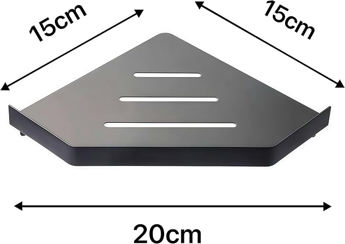 Lavatory Bathroom Corner 304 Stainless Steel Shelf Wall Mount Triangular - Image 3