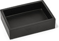 Matte Black Square Soap Dish, Hand Soap Holder by YEWDesign