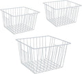 Freezer Baskets Organizer, Refrigerator Metal Wire Storage Basket Bins by lonpute
