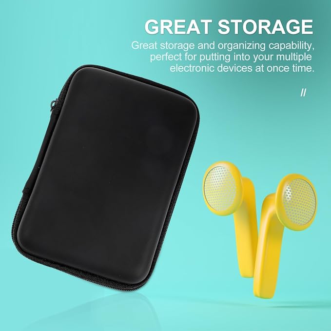 2pcs Compact Electronic Travel Organizer Cable Bag Shockproof Cord Storage - Image 2