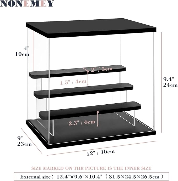 NONEMEY Clear Acrylic Display Case - Image 2