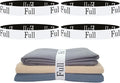 4 Pieces Bed Sheet Organizer Bands, Sheet Organizers and Storage Label Bands by Yermivie