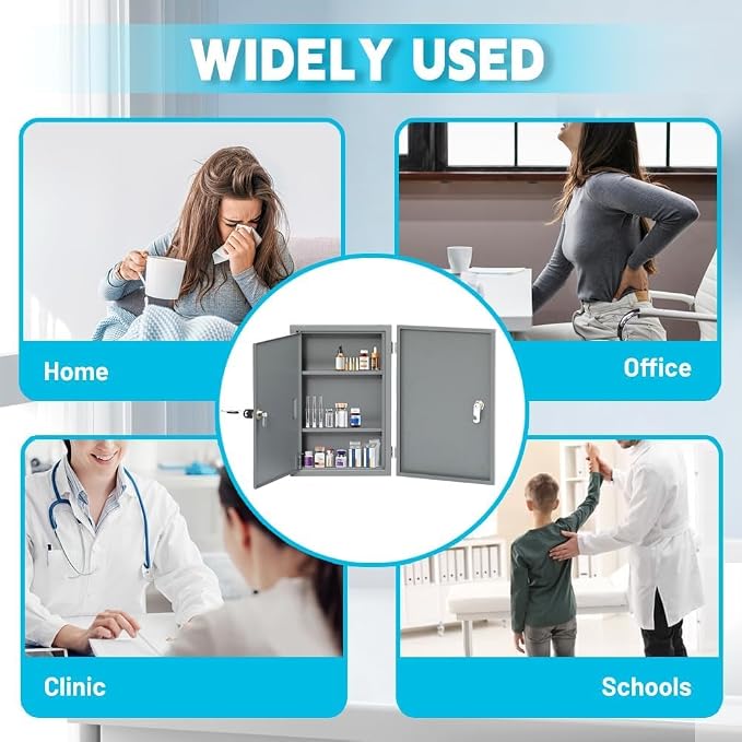 Yeeoy Wall Mounted Medicine Cabinet - Image 8
