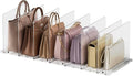 Purse Organizer for Closet Organizers and Storage, Adjustable Clear Shelf by Carcent
