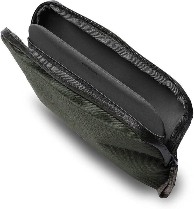 Olive Expandable Desk Storage Pouch – Fold-Down Access Panel, Pen Loop - Image 9