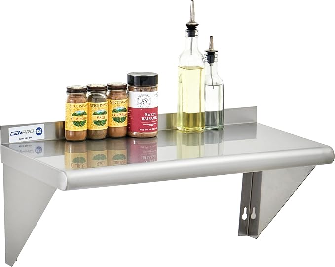 Commercial Wall Shelf - 300 lb. Weight Capacity - Image 3