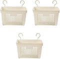 3PCS Plastic Hanging Baskets for Shower, Hanging Basket Organizer by Doitxue