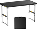 FanttikOutdoor 4ft Portable Folding Table, One-Handed Height Adjustment by FanttikOutdoor%C2%AE