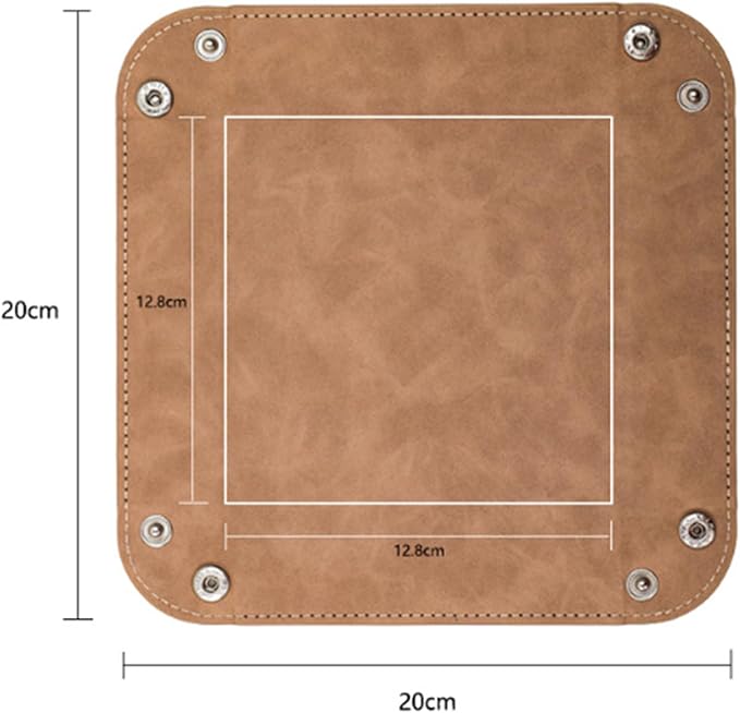 siduater Valet Tray Desktop Storage Organizer – Vegan Leather Catchall Bedside - Image 2