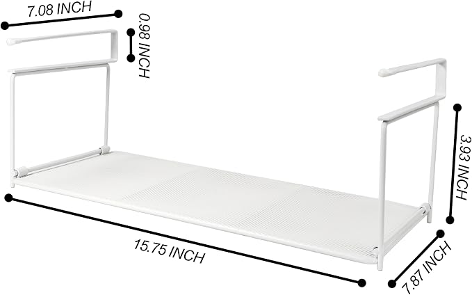 Foil and Plastic Wrap Organizer Holder Foldable Under Cabinet Shelf Kitchen - Image 2