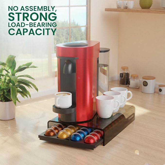 Coffee Pods Storage for Nespresso Vertuo Capsules Organizer, - Image 6