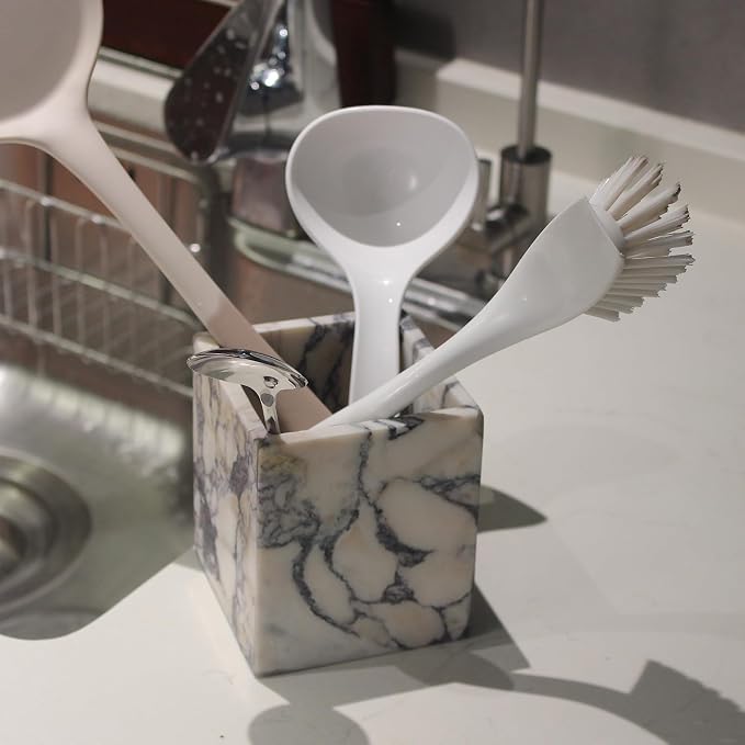 Genuine Calacatta Viola Marble Toothbrush Holders - Image 6
