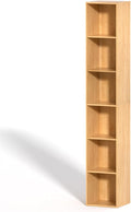 6 Cube Storage Organizer, 6 Tier Vertical Cube Bookcase Freestanding Storage by VAFHYLLIS