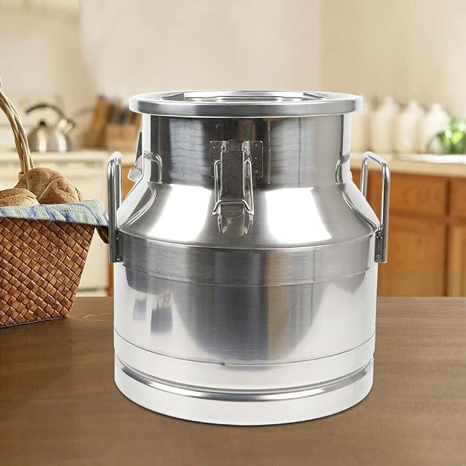 3.16Gallon Stainless Steel Milk Can Ice Bucket Wine Bucket, Water Jug Liquid - Image 8