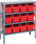 Quantum Storage Systems 1239-SB807RD Shelving Unit, Carbon Steel, Galvanized by QuantumStorageSystems