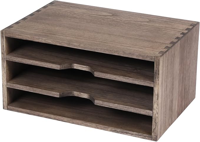 3-Tier Paper Storage Letter Tray File Sorter by DDYURI
