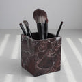 Natural Rosso Levanto Marble Square Storage Container by Natust