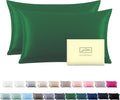 Silk Pillow Cases 2 Pack Soft Breathable and Sliky Queen Size Pillow Cases Set by Suatien