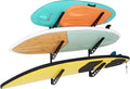 3 Board Surf Rack Wall Mount for Surfboard, Snowboard Storage Adjustable Wall by HIKULAOUTDOORSPORTS