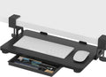 ETHU Keyboard Tray Under Desk, 19.7" X 11.81" Small Size Keyboard Drawer by ETHU