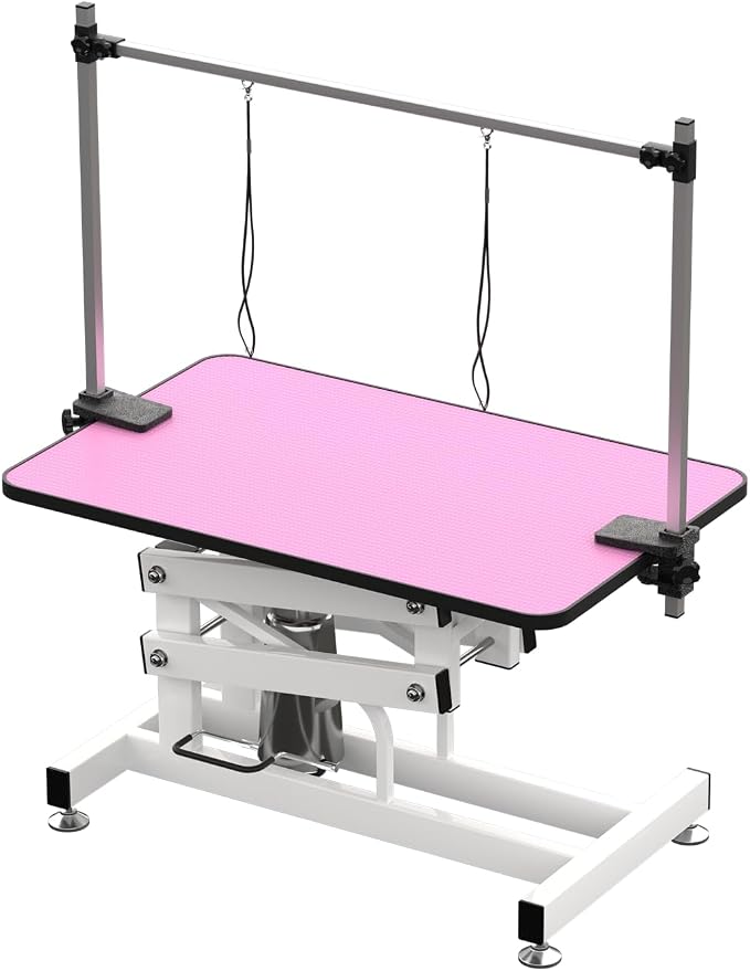Hydraulic Dog Pet Grooming Table, 42 Inch Heavy Duty Z Lift Structure by Afqxf