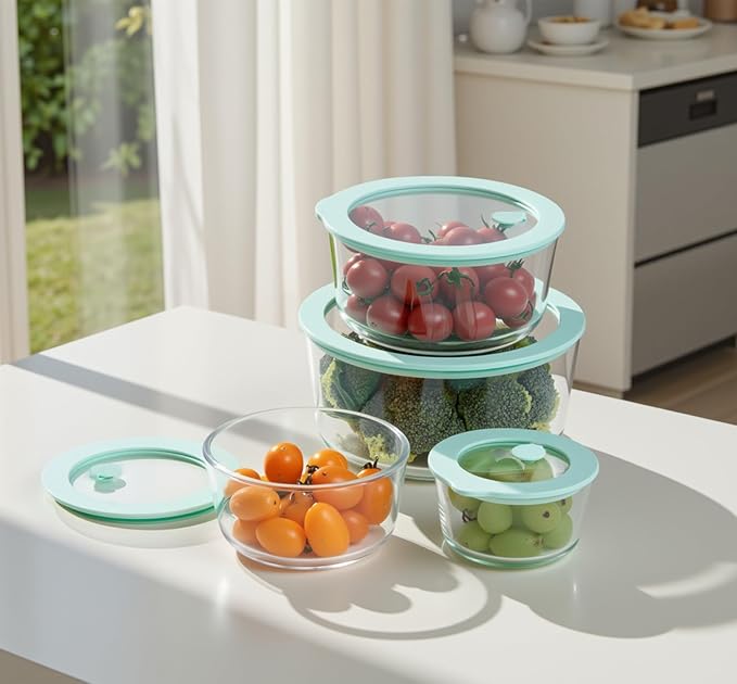 Urban Green Glass Food Container Set - Image 5