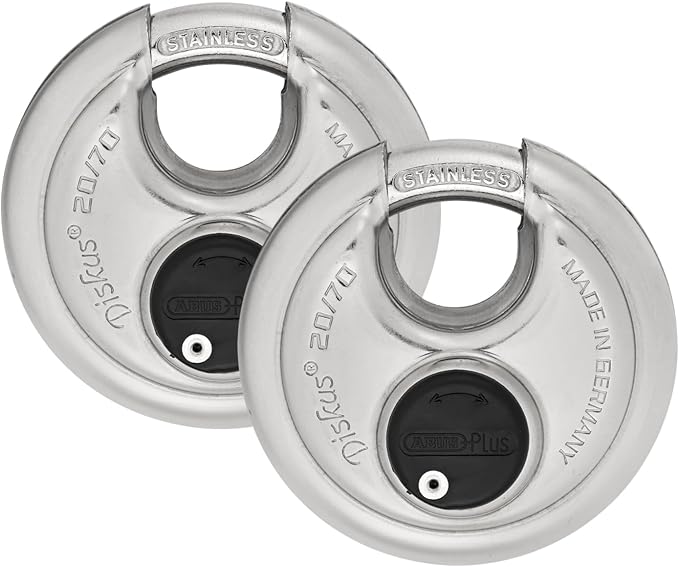 ABUS 20/70 2 Pack Heavy Duty Diskus Storage Padlock by ABUS
