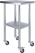 AmGood 24" x 18" Stainless Steel Work Table by AmGood