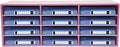 Mail Sorter Organizer, 12 Compartments Mailbox by LEYSRIS