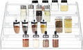 WUIVIUT Spice Rack Organizer For Cabinet, 3 in/Tier Acrylic Tiered Spice Shelf by WUIVIUT