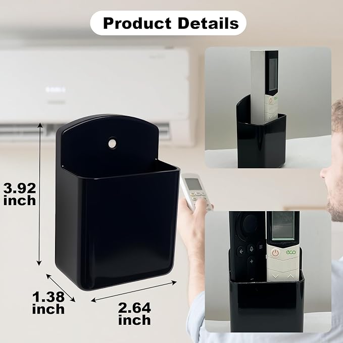 4Pcs Remote Holder Wall Mount, Remote Control Holder - Image 2