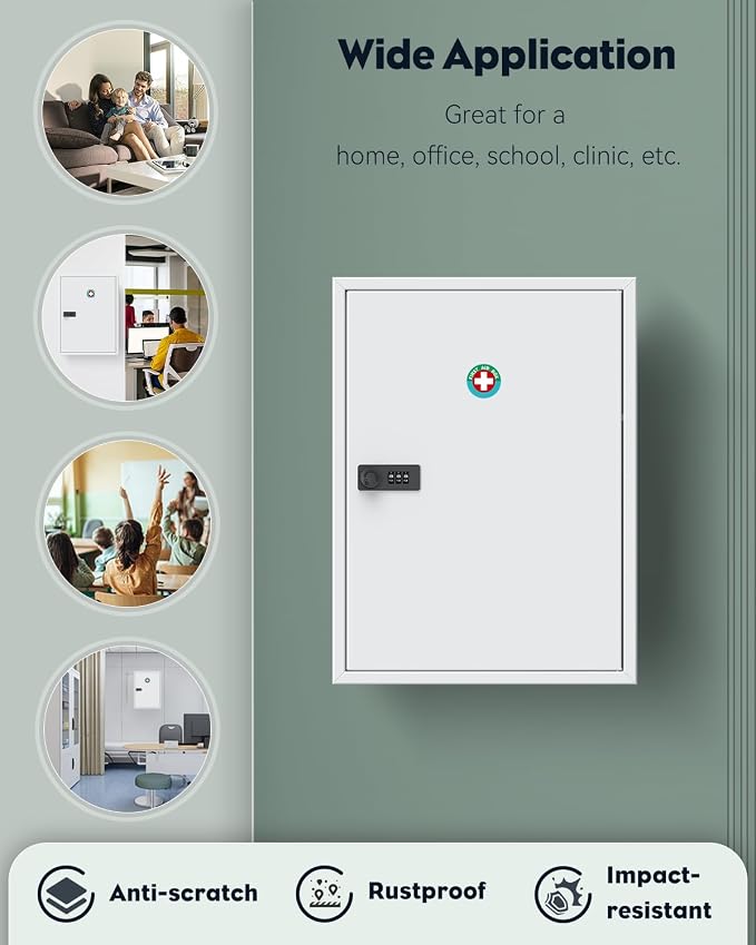Uniclife Wall Mount Medicine Cabinet - Image 7