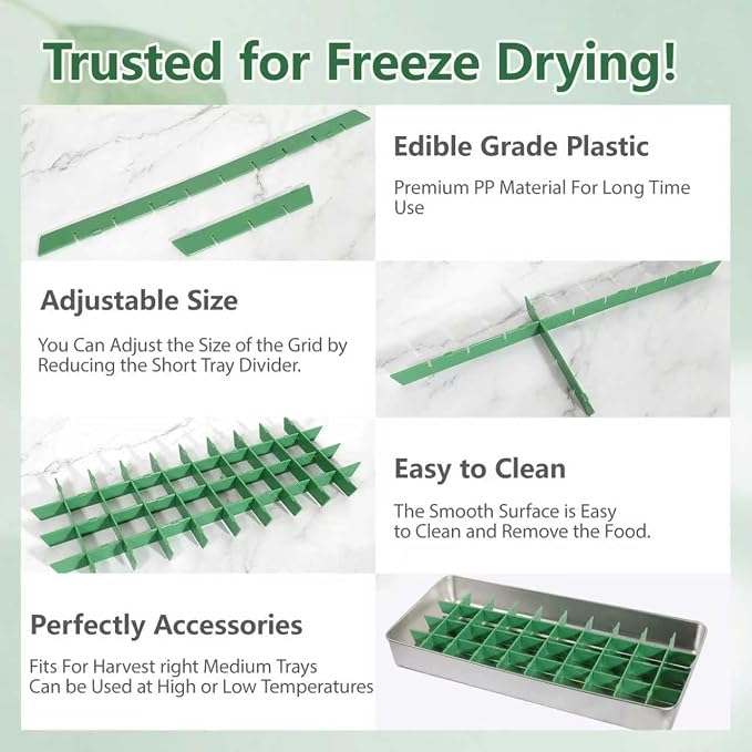 2 Sets Freeze Dryer Tray Dividers Medium, Freeze Dryer Accessories - Image 3