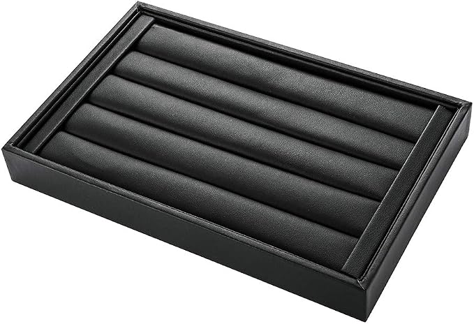 Valyria Velvet 5 Slots Ring Earrings Trays Showcase Display Jewelry Organizer by Valyria