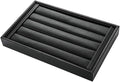 Valyria Velvet 5 Slots Ring Earrings Trays Showcase Display Jewelry Organizer by Valyria