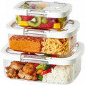 Felli Duo Loc Tritan Meal Prep Containers Microwave Safe BPA FREE, Leak Proof by Felli