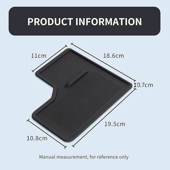 smabee Center Console Wireless Charging Protective Mat - Image 5