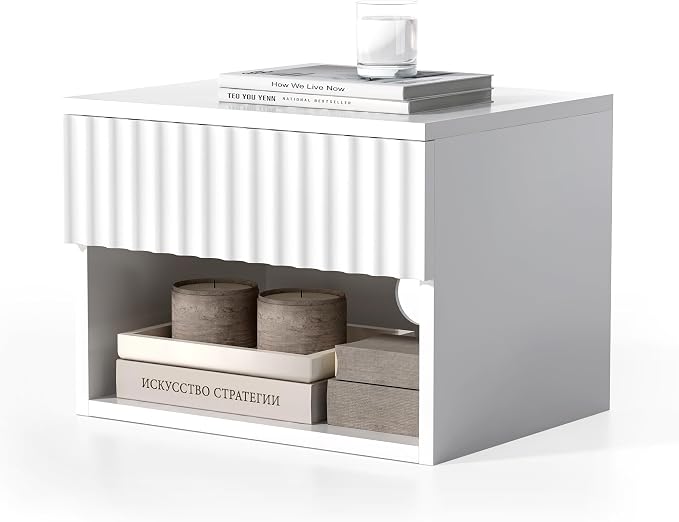 Fluted Floating Nightstand Set of 2 - Image 8